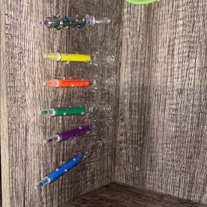 Colorful Syringe-Shaped Pens Set